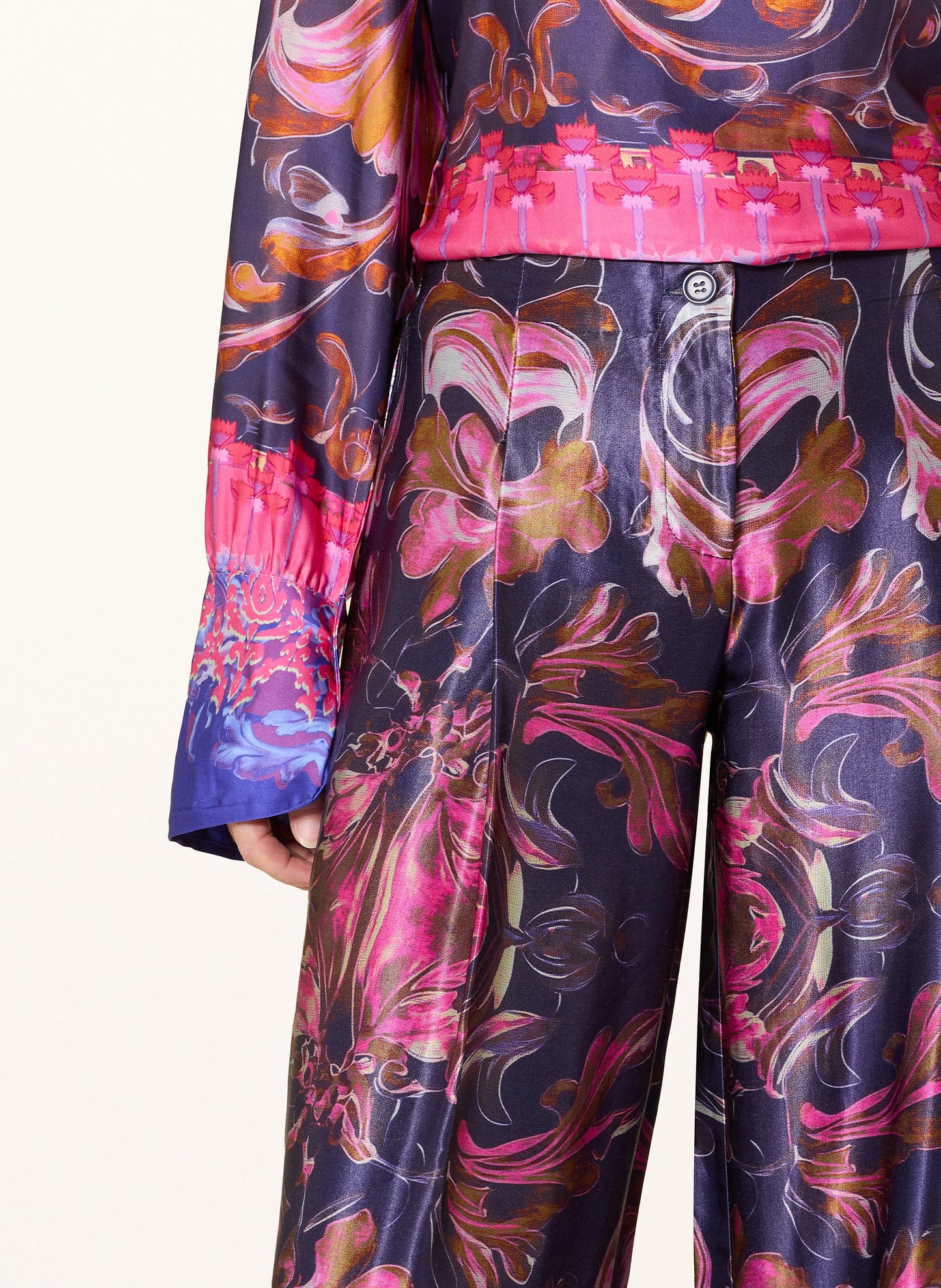 MISS GOODLIFE PANTS PALAZZO HAPPY BLUE