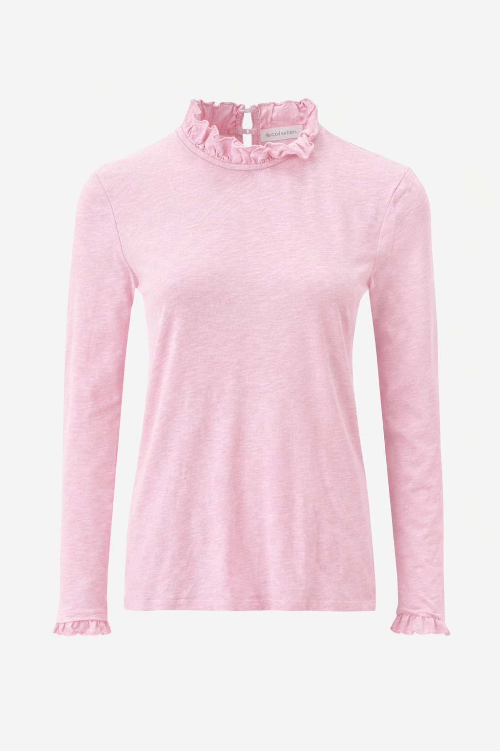RICH & ROYAL RUFFLED NECK LONG SLEEVE MADE IN PORTUGAL