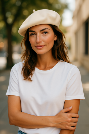 PURE WOOL BERET HAT