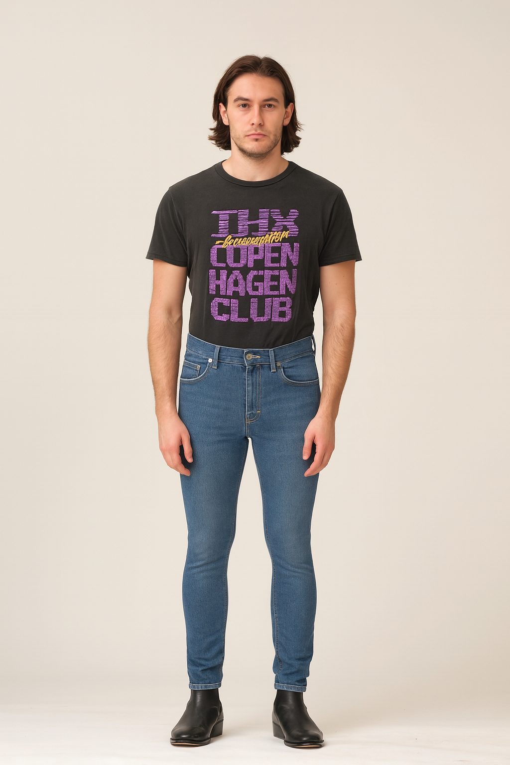 IVY Unisex Alexa Jeans Zip Wash Bergamo