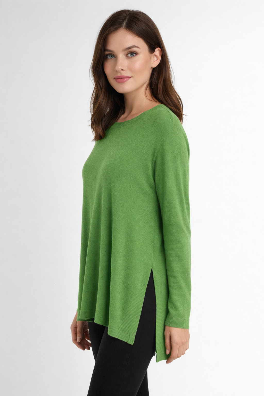 RICH & ROYAL FINE KNIT SWEATER WITH RAGLAN SLEEVES MADE IN ITALY