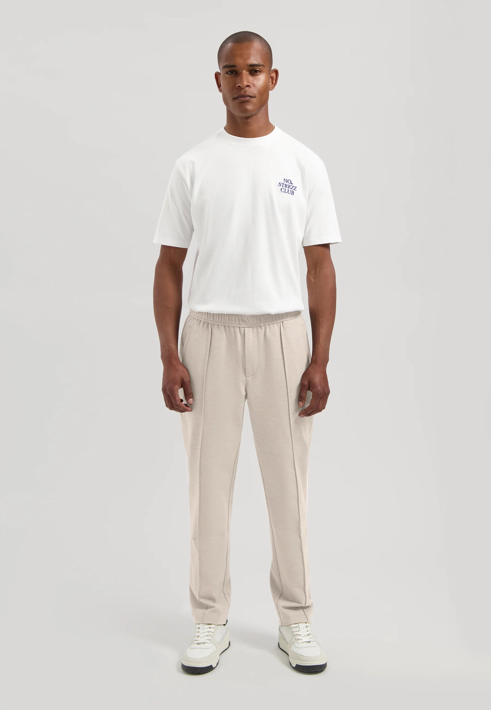 DSTREZZED LOGAN EASY PINTUCK PANTS IN SAND