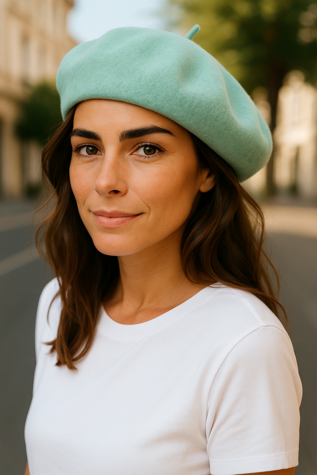 EXTRA FINE PURE WOOL BERET HAT