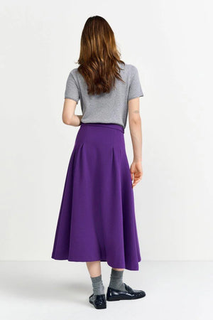 RICH & ROYAL PLUM SKIRT