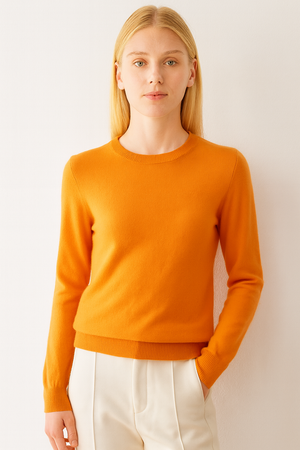 Pure Cashmere Crew Neck Pullover