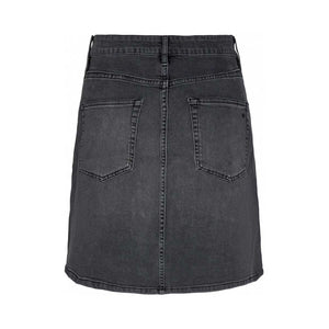 IVY Angie Denim Skirt Charcoal black