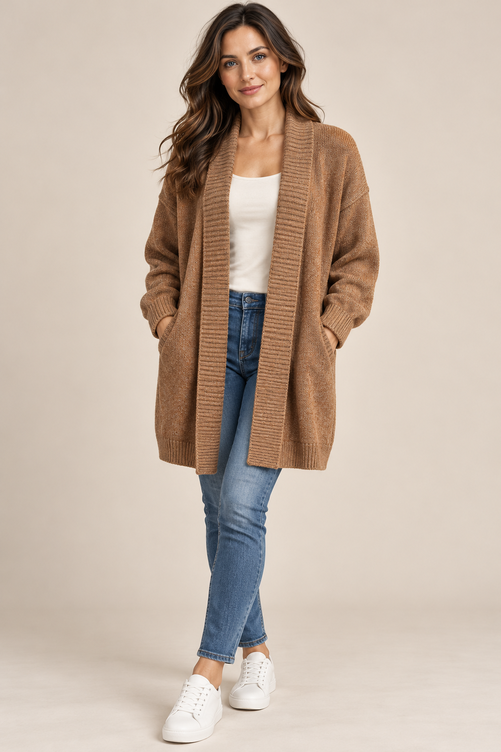 Bella Swing Coat With Pockets