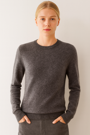 Pure Cashmere Crew Neck Pullover