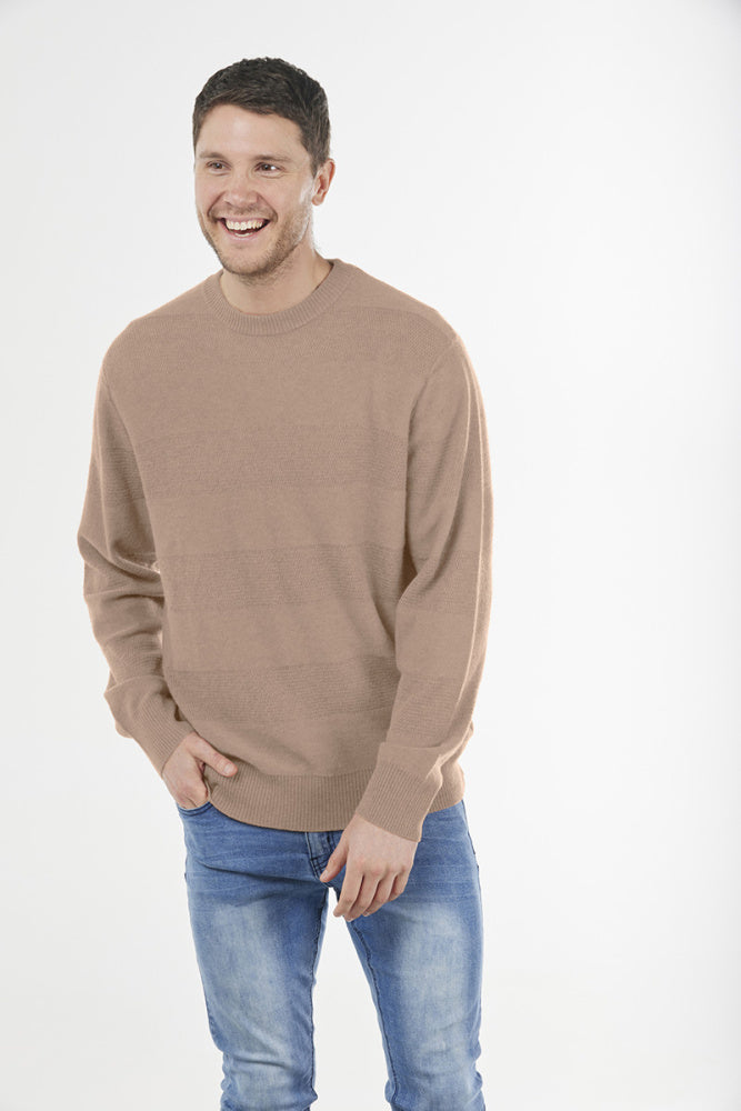 SELF STRIPE CONTRAST CREW