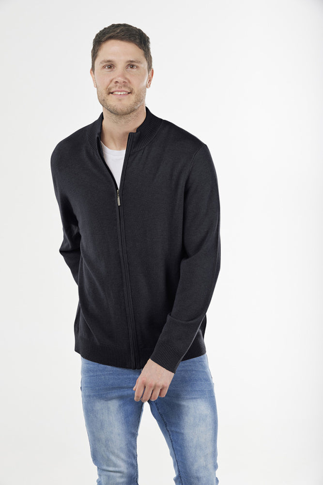 Essential Zip Jacket Bridge & Lord knitwear