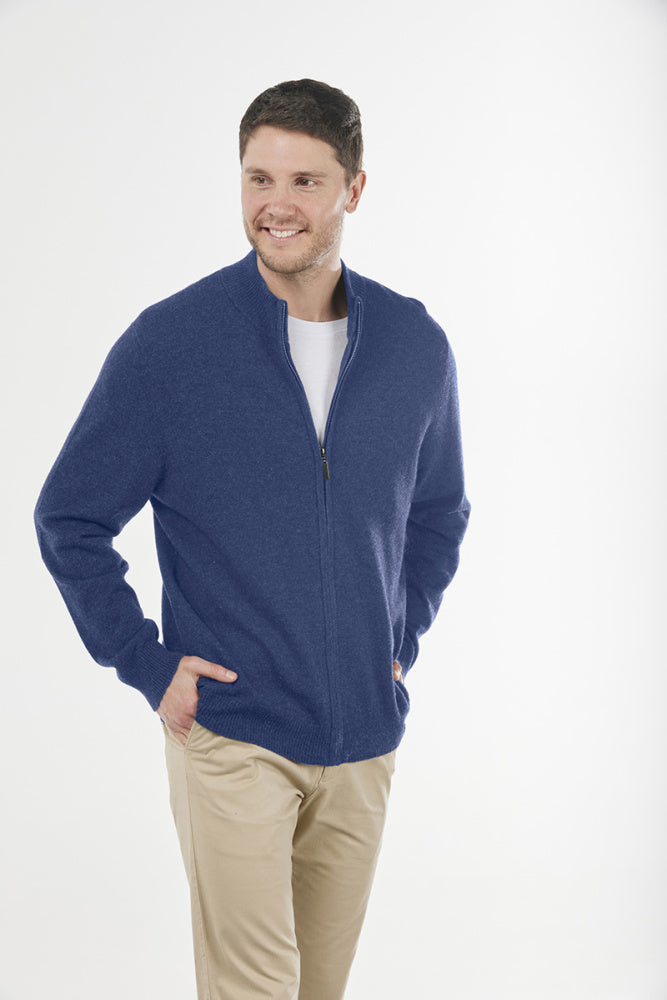 Essential Zip Jacket Bridge & Lord knitwear