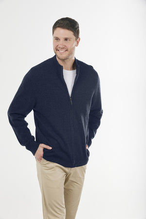 Essential Zip Jacket Bridge & Lord knitwear