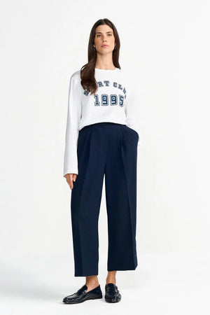 RICH & ROYAL FABRIC TROUSERS IN A TAPERED FIT