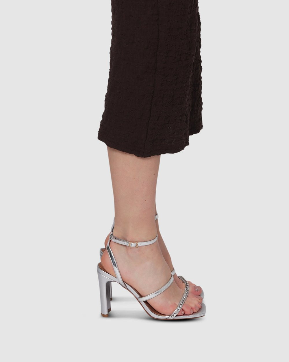 SKIN LEATHER SHOES HIGH HEEL