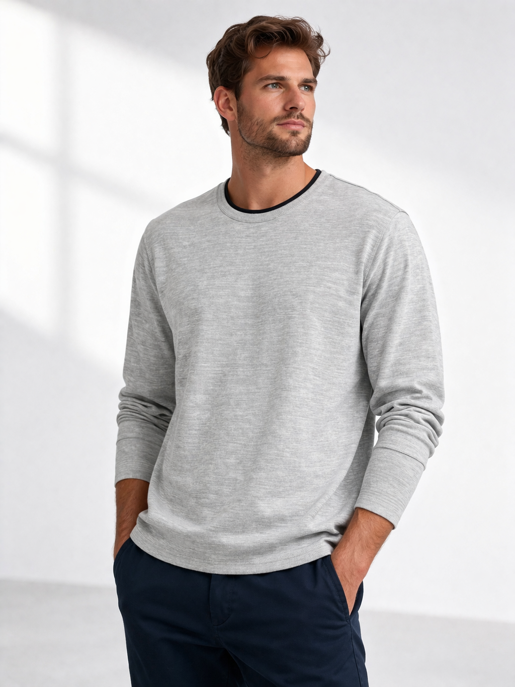 Crew neck pullover Fields Knitwear