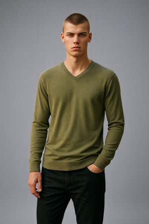 Ansett V-Neck Jumper Fine Gage more colours