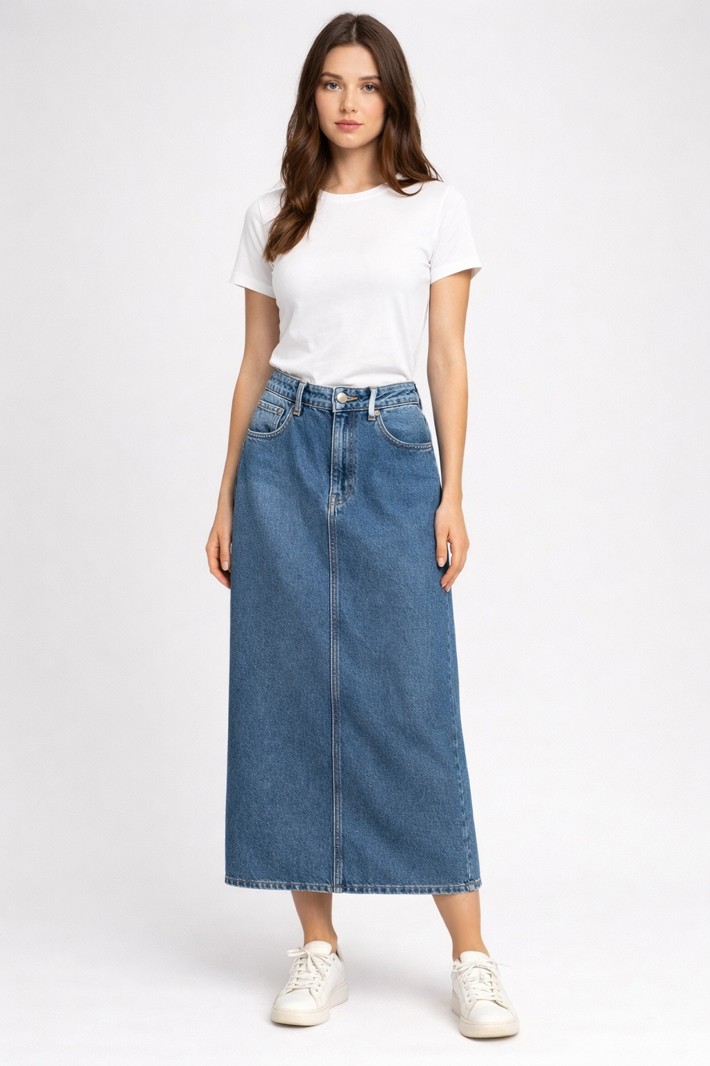 IVY AUTUMN long Denim Skirt