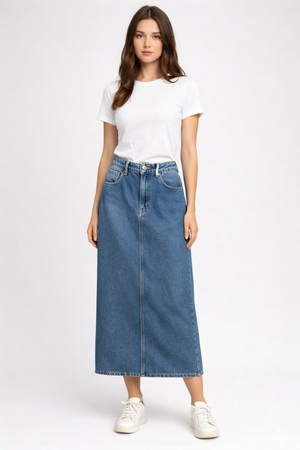 IVY AUTUMN long Denim Skirt