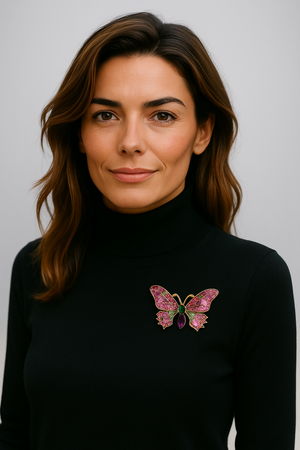 Stainless Steel Brooch Clothing Pin