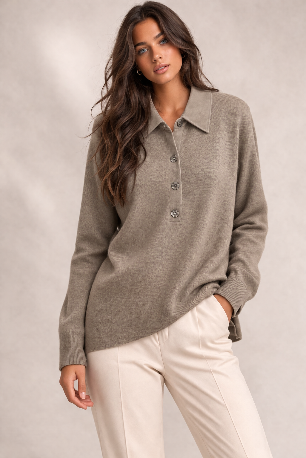 JO-RO  COLLAR PULLOVER