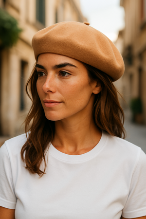 PURE WOOL BERET HAT