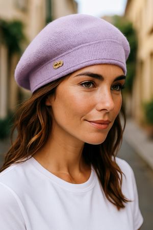 PURE WOOL BERET HAT