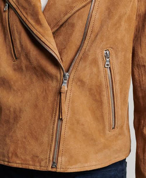 SABENA SUEDE BIKER JACKET