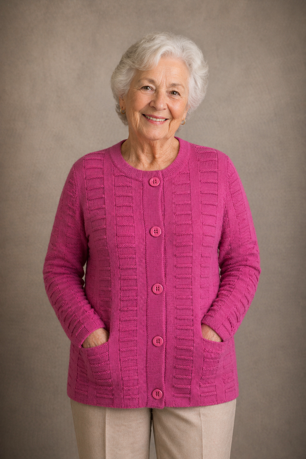 Cardigan with pockets