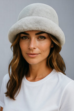 Luxurious Furry Hat & Scarf Set