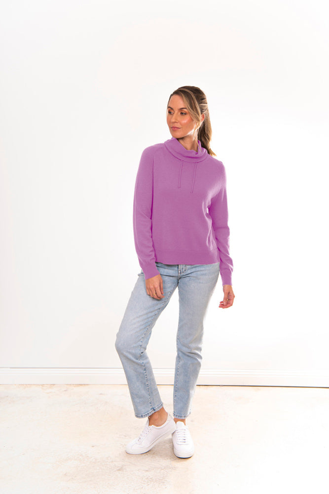SNOOD NECK PULLOVER