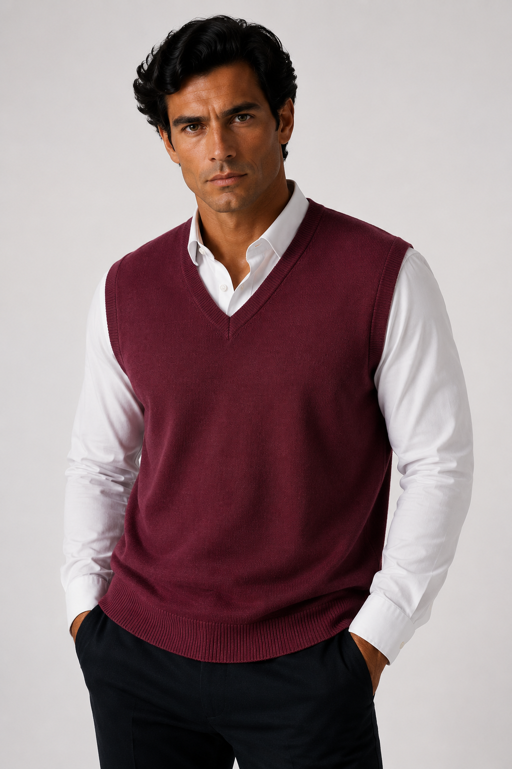 MTF Machine Washable Vest Pure Wool