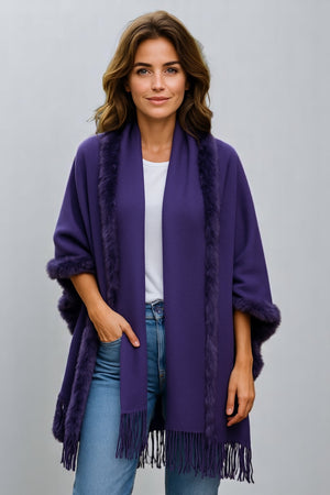 UGG Australian Merino Wool and rabbit fur shawl/ Scarf / wrap