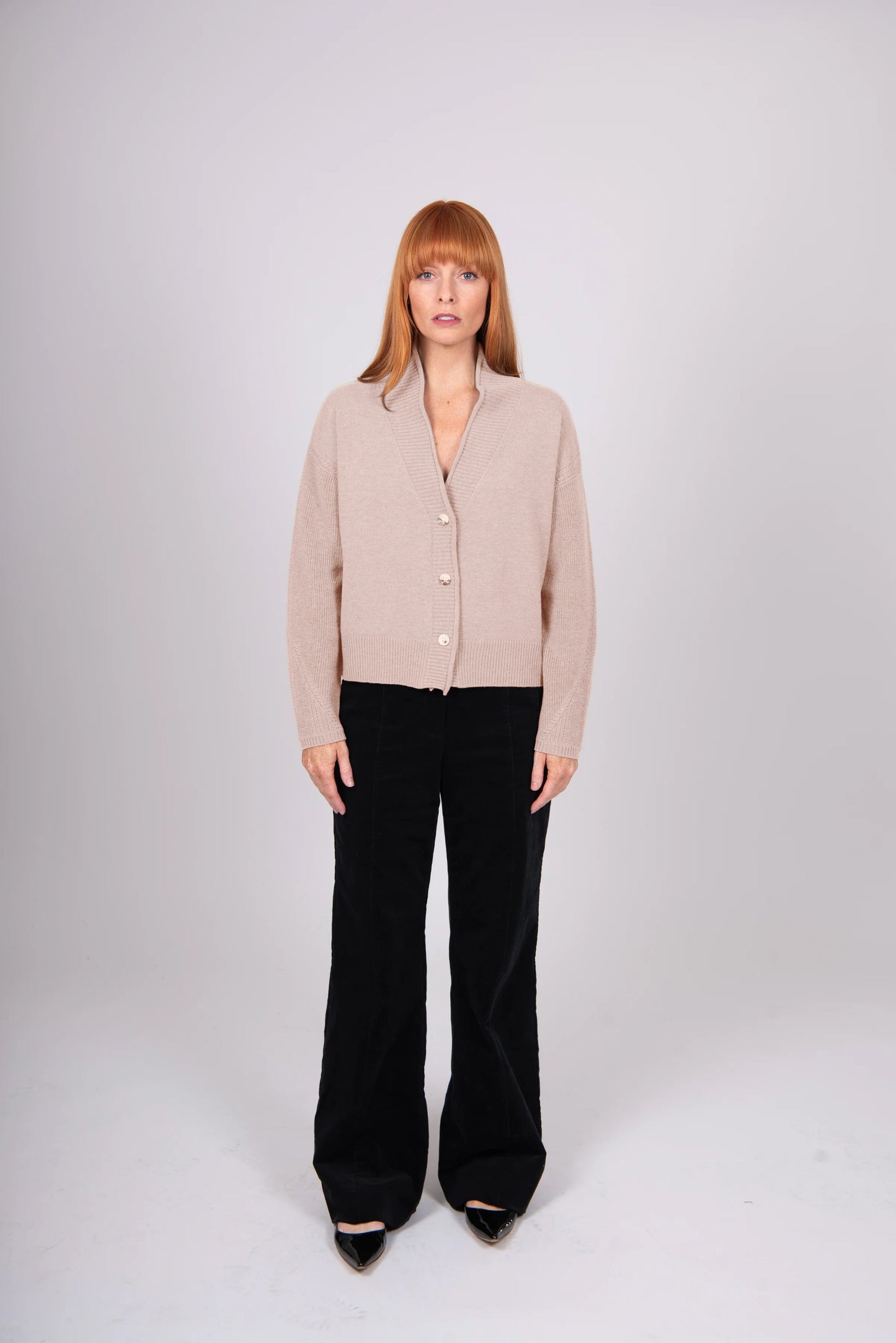Shawl Collar Cardigan Bridge &  Lord Cashmere merino