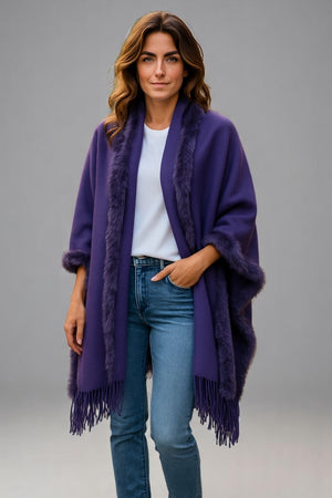 UGG Australian Merino Wool and rabbit fur shawl/ Scarf / wrap