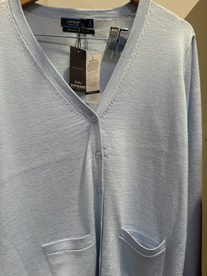 Sovrano Vee cardigan with pockets pure merino