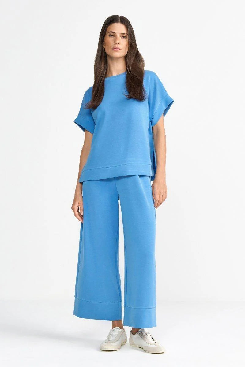 RICH & ROYAL wide-legged cropped trouser
