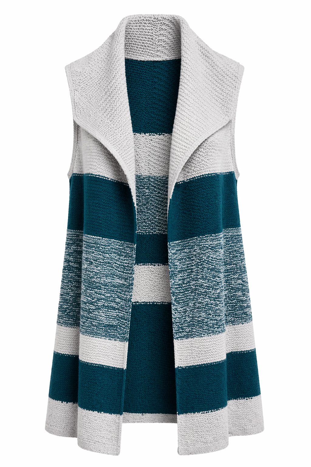 Bella Knitwear Stripe Set – Pullover & Vest
