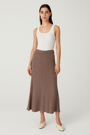 Skirt With Flared Hem