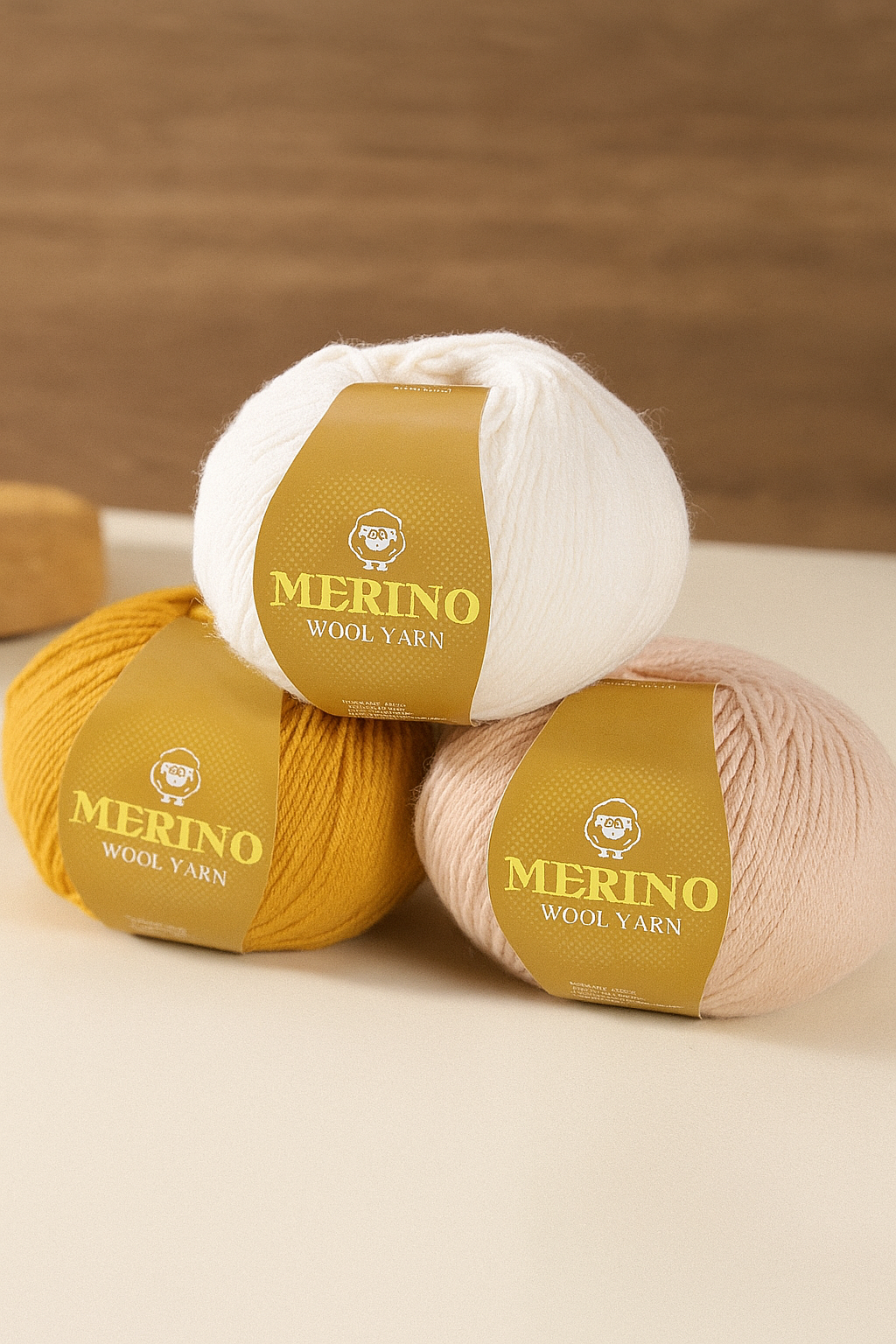 High-Quality Wool Yarn, 500g