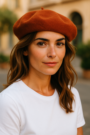 PURE WOOL BERET HAT