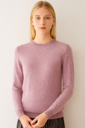 Pure Cashmere Crew Neck Pullover