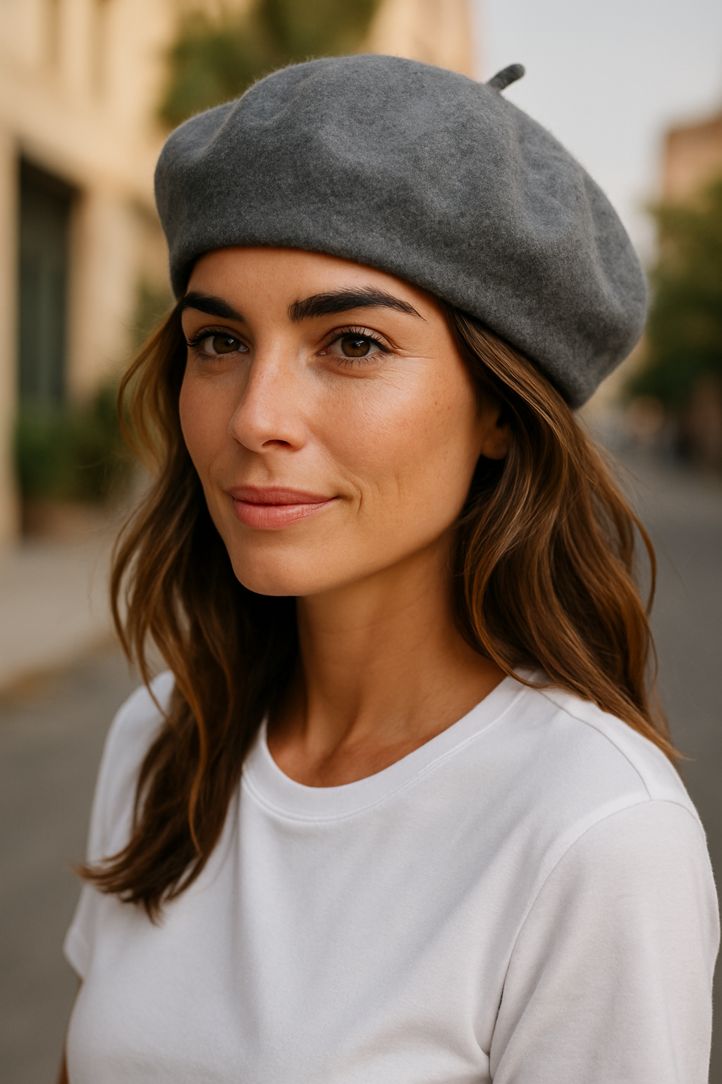 EXTRA FINE PURE WOOL BERET HAT
