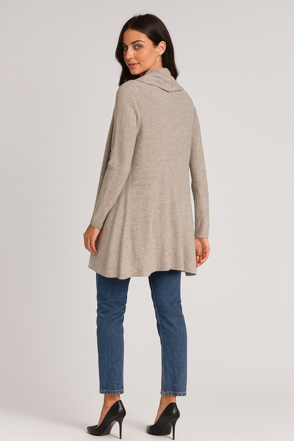 FIELDS SWING COAT RIBBED SLEEVES