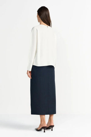 RICH & ROYAL FINE KNIT SWEATER WITH RAGLAN SLEEVES MADE IN ITALY