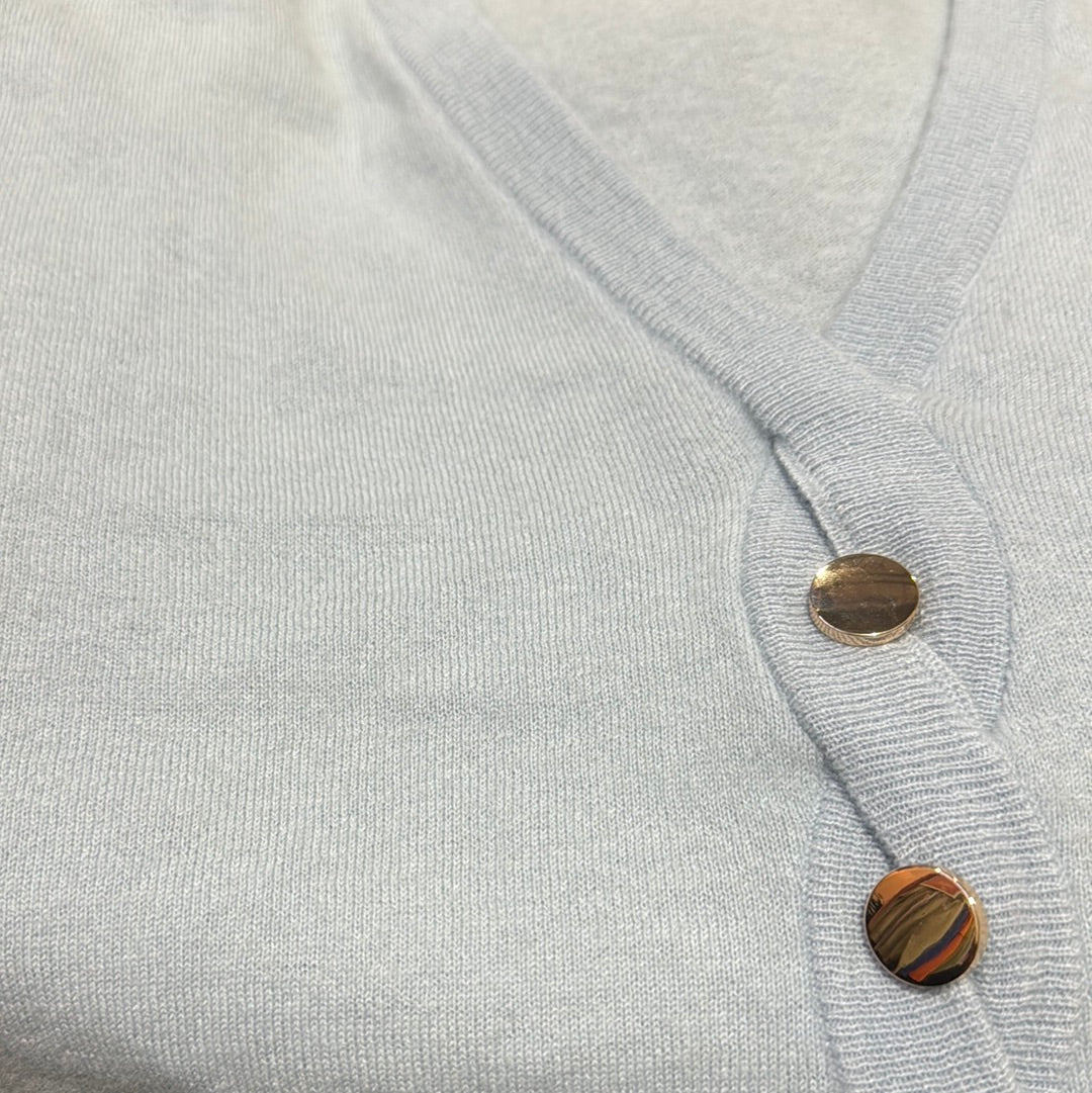 VEE PULLOVER WITH PLAIT