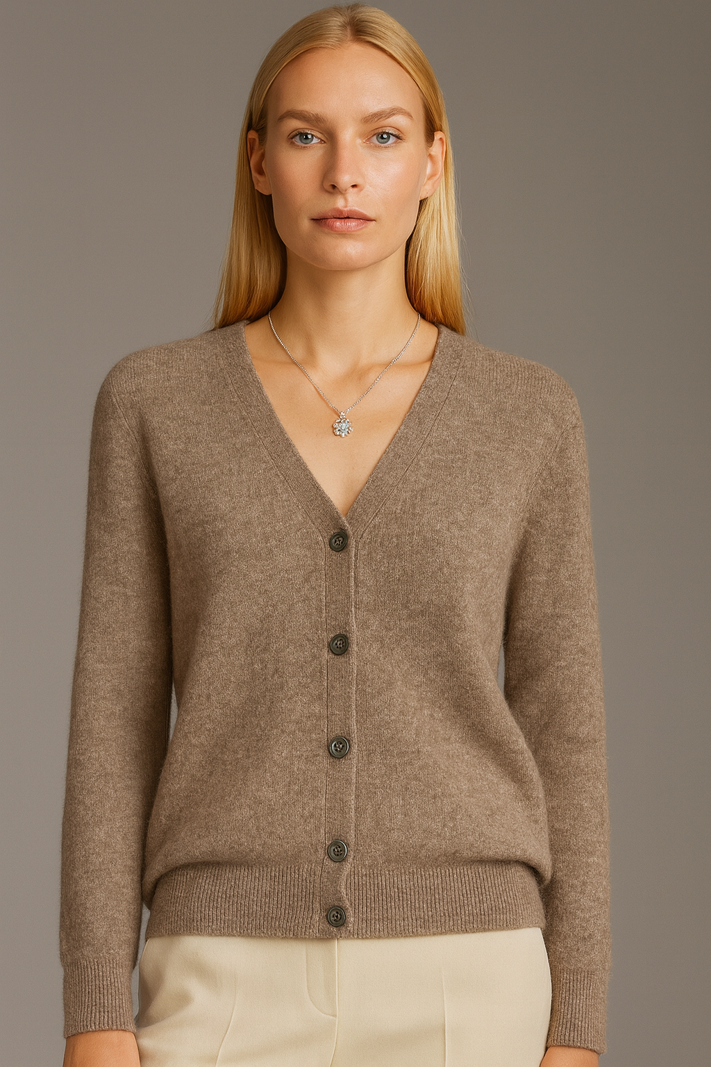Pure wool Cardigan V-Neck Knit on Australia