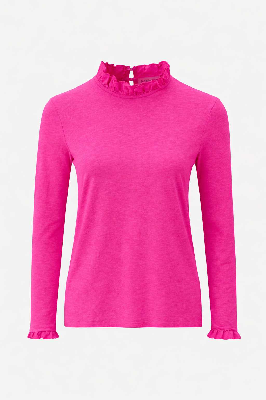 RICH & ROYAL RUFFLED NECK LONG SLEEVE MADE IN PORTUGAL