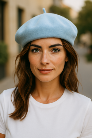PURE WOOL BERET HAT