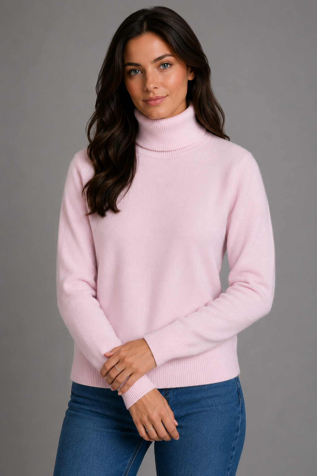 Essential 100% Merino Wool Roll Neck Pullover