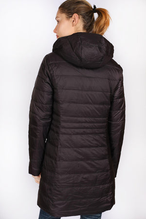SABENA REVERSIBLE 3/4 LENGTH DOWN JACKET
